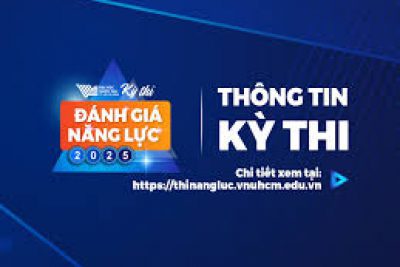 Thông tin Kỳ thi đánh giá năng lực năm 2025 do Đại học quốc gia Thành phố Hồ Chí Minh tổ chức