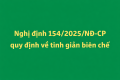 Chính sách tinh giản biên chế theo Nghị đinh 154