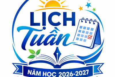 Lịch công tác tuần 01, năm học 2026-2027