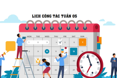Lịch công tác tuần 5, năm học 2025 – 2026