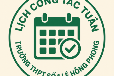 Lịch công tác tuần 03, năm học 2025 – 2026