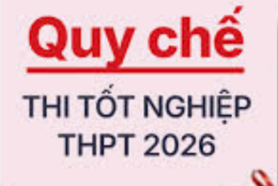 Quy chế thi tốt nghiệp trung học phổ thông năm 2026